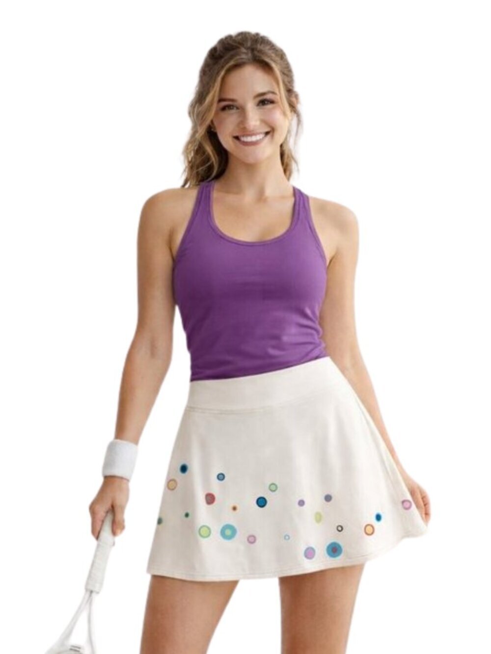 Tail Athletic Tennis Skirt With Colorful Circles Size XS